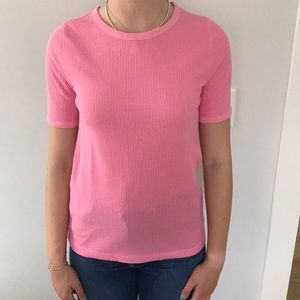 J Crew Woven T-Shirt